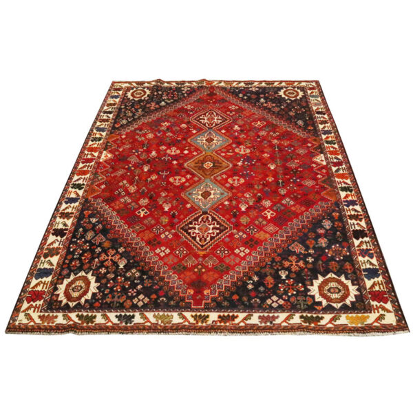 قالیچه دستبافت قشقایی (197×300) سانتیمتر-4
