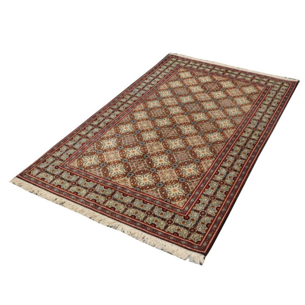 قالیچه دستبافت آنتیک کاشان (133×224) سانتیمتر-5