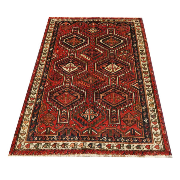 قالیچه دستبافت شیراز (112×173) سانتیمتر-4