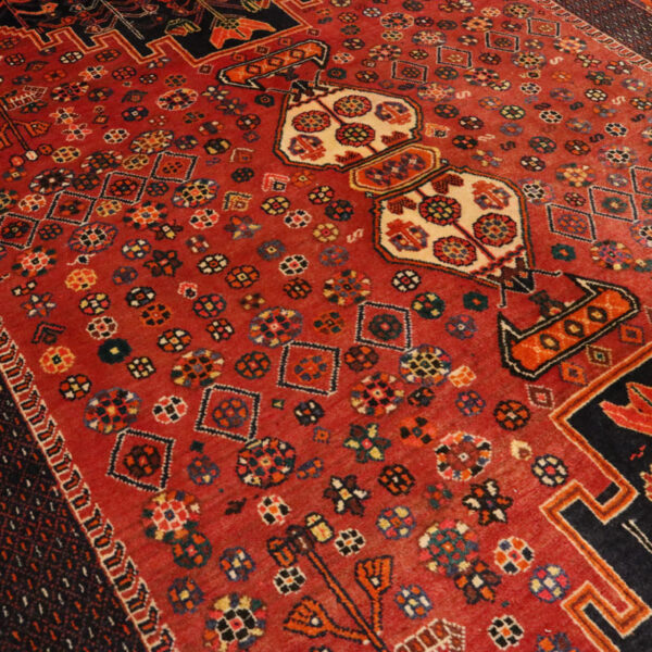 قالیچه دستبافت قشقایی (151×242) سانتیمتر-6