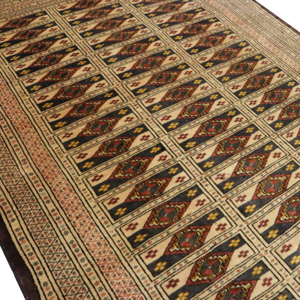 قالیچه دستبافت ترکمن(125×183) سانتیمتر-6