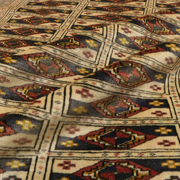 قالیچه دستبافت ترکمن(125×183) سانتیمتر-2