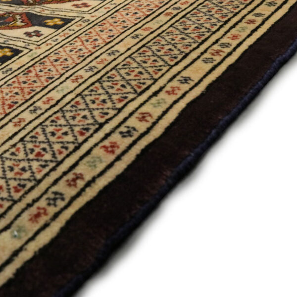 قالیچه دستبافت ترکمن(125×183) سانتیمتر-8