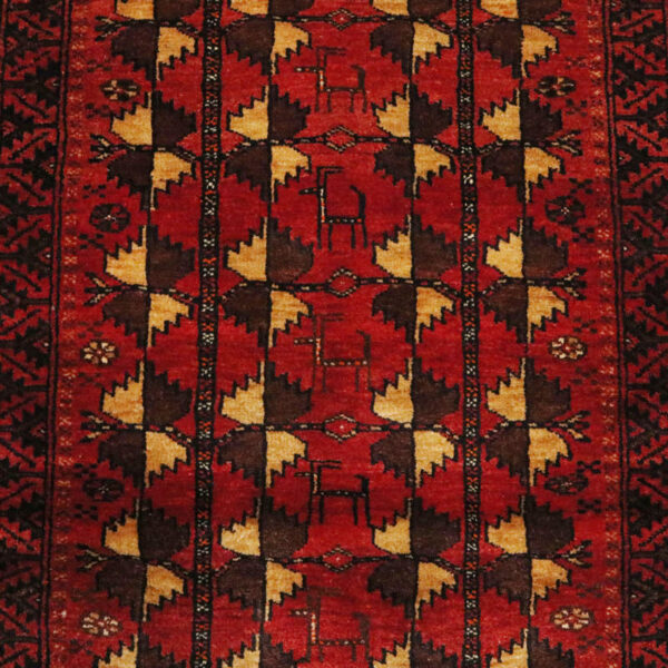 قالیچه دستبافت بلوچ (85×208) سانتیمتر-7