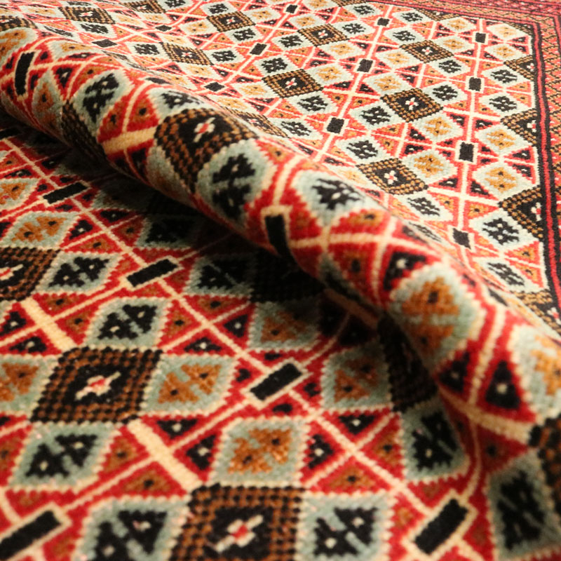 قالیچه دستبافت ترکمن (64×132) سانتیمتر-2