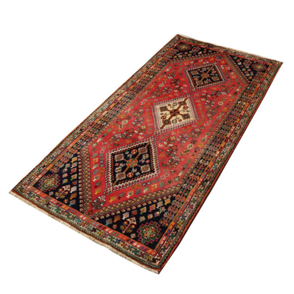 قالیچه دستبافت قشقایی (95×205) سانتیمتر-5