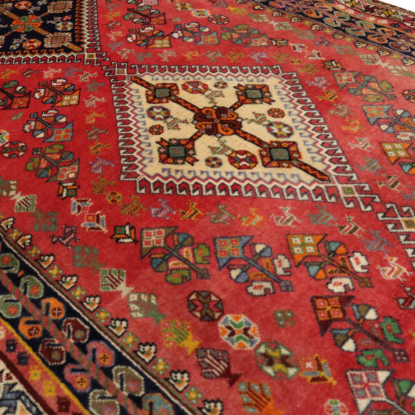 قالیچه دستبافت قشقایی (95×205) سانتیمتر-6