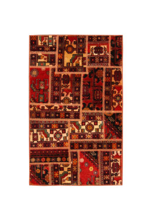قالیچه دستبافت کلاژ (80×115) سانتیمتر-1