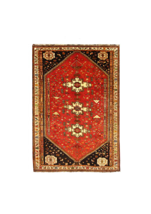 فرش دستبافت قشقایی (196×283) سانتیمتر-1
