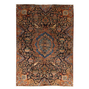 Handwoven cashmere carpet (278x200) cm